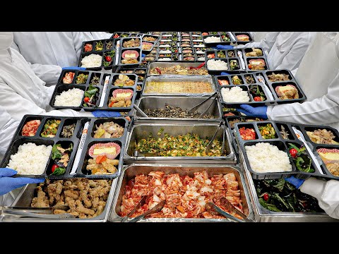 Amazing Food Factory! Mass production process of a delicious lunchbox factory on a amazing scale