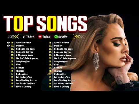 Adele, Maroon 5, The Weeknd, Ed Sheeran, Rihanna, Dua Lipa, Bruno Mars 🍁 Billboard Top 50 This Week