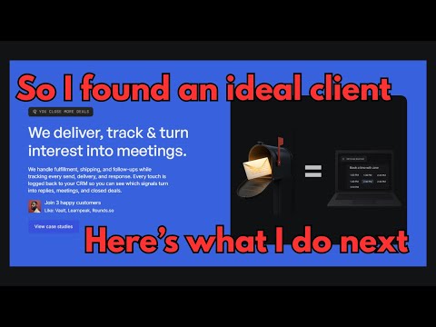 So I found an ideal client (IntentPost!) - here's what I do next