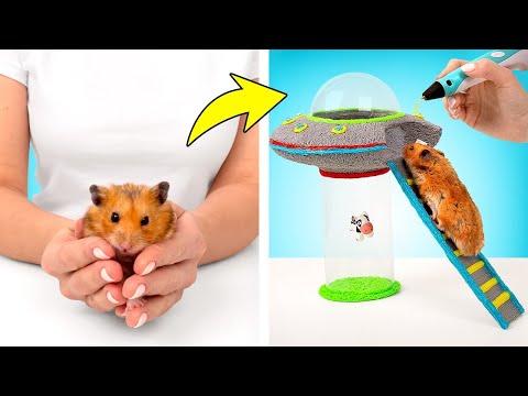 Das Hamster-UFO - DIY fliegende Untertasse mit 3D-Stift