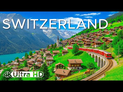 Switzerland in 4K | Stunning Alps, Sparkling Lakes & Timeless Swiss Villages