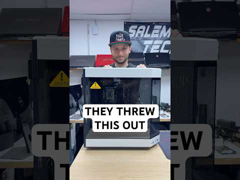Someone tossed this HYTE Y60 gaming #pc in the TRASH! #shorts #tech #technology
