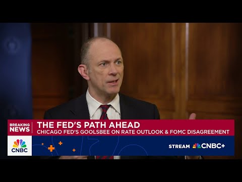 Chicago Fed's Goolsbee: Uncomfortable with front-loading rate cuts assuming inflation is transitory