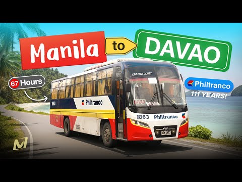 67 Hours on Philippines' OLDEST BUS COMPANY! | Manila to Davao