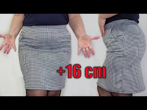 ☝THE SEAMSTRESSES ARE SILENT ABOUT IT/how to widen the skirt by 16 cm