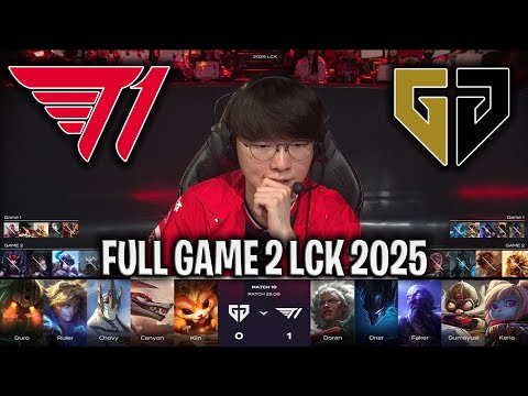 FAKER RYZE GOD IS BACK! - T1 vs GEN GAME 2 LCK SPRING 2025 W1D5 | T1 vs GENG ESPORTS G2 LCK 2025