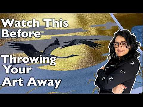 Make Incredible Masterpieces out of Watercolour Mistakes ♦︎ Mixed-Media ♦︎ Paul Rubens Review