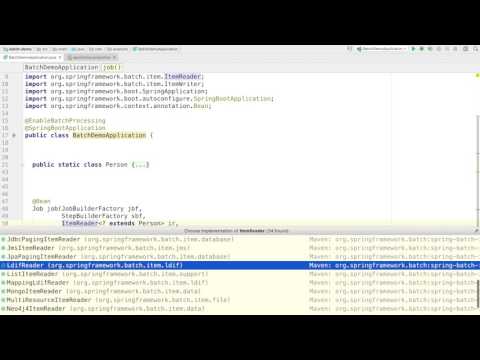 Spring Tips: Spring Batch