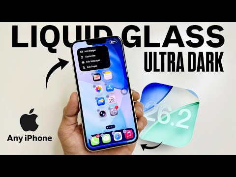 How to Enable DARKER Liquid Glass Effect on any iPhone (iOS 26.2)