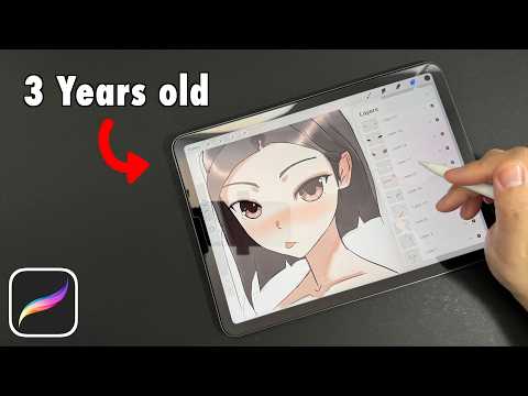Procreate on the M1 iPad Air in 2025 | Artist Review
