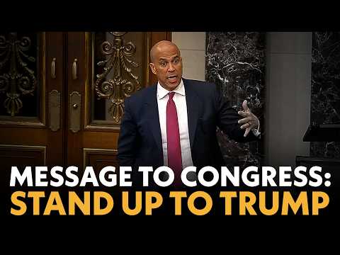 Booker STOPS the Senate, Demands End to Illegal Iran War