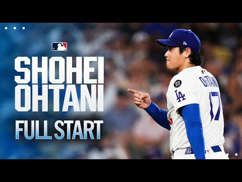 FULL START: Shohei Ohtani tosses five HITLESS innings, hits a HR for the Dodgers! 🤩 | 大谷翔平ハイライト