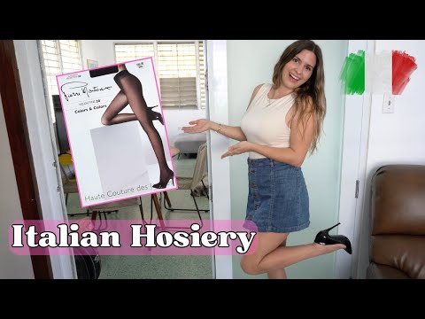 Sheerest Pantyhose Try On from Italy! | Pierre Mantoux Review 🇮🇹
