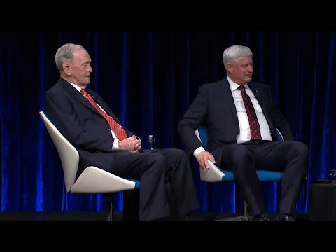 Stephen Harper and Jean Chrétien discuss Canada and the world