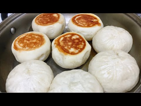 一馅两吃，生煎包！ 创业配方！Two different ways to make Pork and Vegetable Buns!