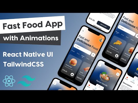 🔴 Fast Food App UI - React Native Tutorial