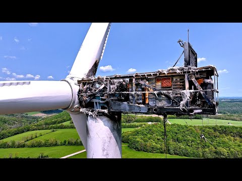 EXPLOSIVES DEMOLITION | Damaged Wind Turbine