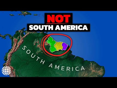 Why Guyana, Suriname And French Guiana Aren't South American