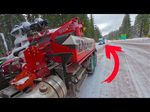 The mountain gets another one!   Heavy duty winch out