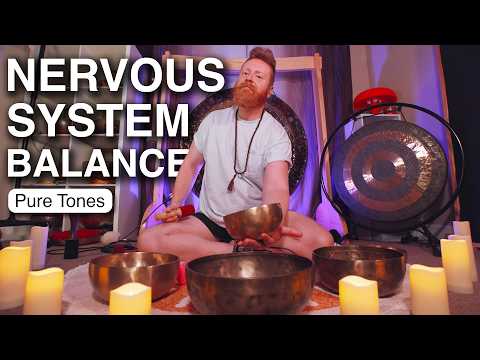 Frequencies for Balancing the Nervous System | Sound Healing Meditation