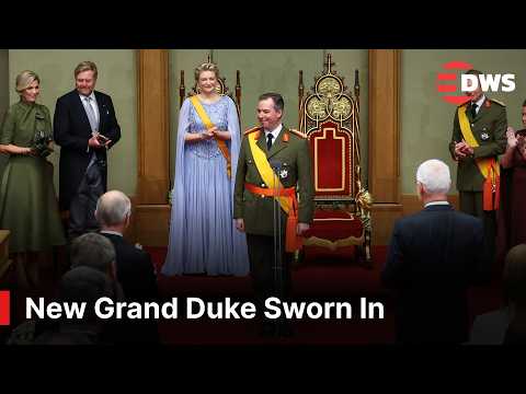 Full Swearing-In Ceremony | Luxembourg’s Grand Duke Guillaume Officially Becomes Grand Duke | AQ1E