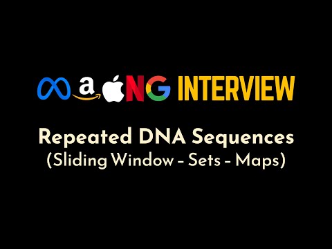 Repeated DNA Sequences Explained | HashMap and Set Approaches | LeetCode 187 | Geekific