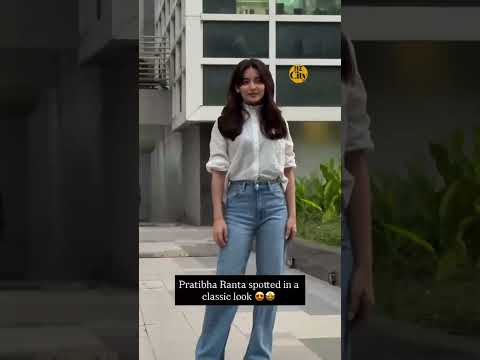 Pratibha Ranta looks stunning in a white shirt and denims; a classic combo 😍😍