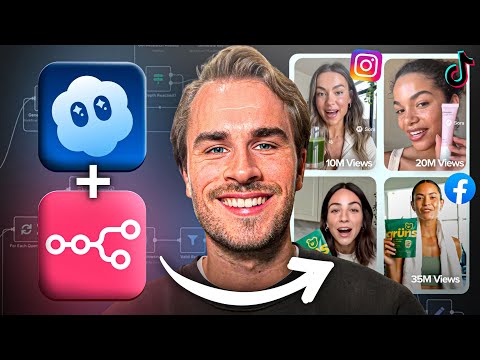 I Built a Sora 2 UGC Machine in n8n (INFINITE AI Ads)