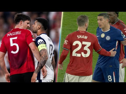 Manchester United Players 100% Heated Moments & Brutal Fouls