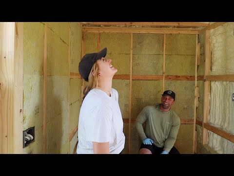 Converting SHIPPING CONTAINER Into 2 Bedroom Cabin | Ready For Drywall
