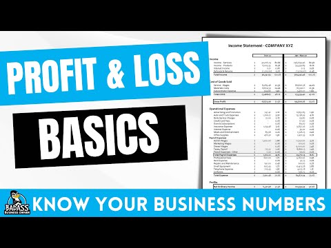 The Basics of a Profit & Loss Income Statement for Small Business Owners | 2025