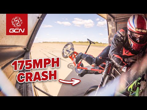 What Happens When You Crash A Bicycle At 175mph