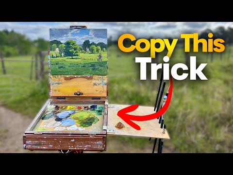 My Secret to Mixing Realistic Greens Outdoors