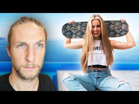 Famous Influencers Try to Skateboard…