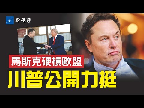 歐盟1.4億美元天價罰單，馬斯克被激怒！川普公開力挺馬斯克，歐盟未來要崩了？#歐盟 #馬斯克 #川普 | 新視野 第2079期 20251209