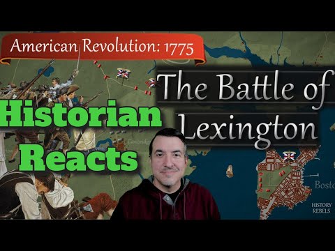 American Revolution: Battle of Lexington & Concord 1775 - History Rebels Reaction