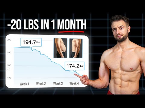 If I Had To Lose 20 lbs in 1 Month, I'd Do This (5 STEPS)
