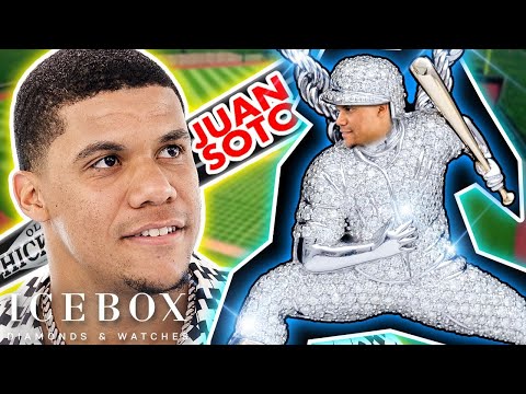 MLB All-Star Juan Soto Scores Iced Out Soto Shuffle Chain at Icebox!
