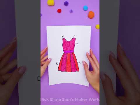 Real Life Paper Doll Outfits! 👗✨ #Fashion #DIY #OOTD