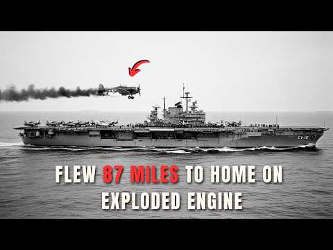 When This Fighter's Fire Engulfed at 24,000 Feet — He Landed It Anyway to Save 3,000 Men!