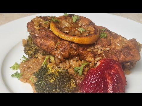 Chicken breast w/rice & broccoli