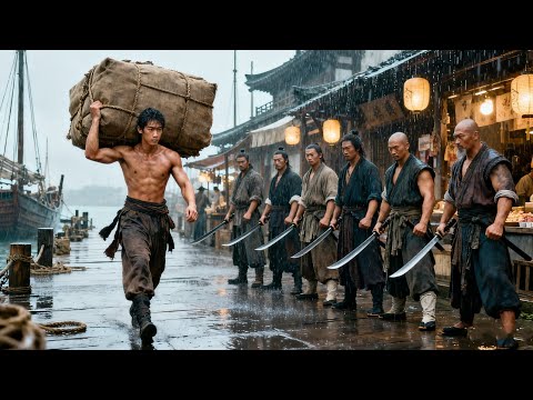 The dockworkers, is Kung Fu masters, defeated the bullies in one move.