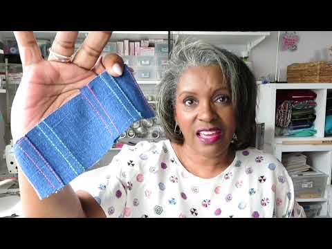 41- Technique: Sewing Jeans:  The Flat Felled seam