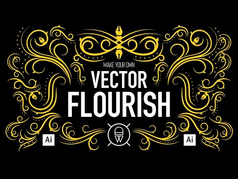 How to create ornamental vector flourishes in Adobe Illustrator