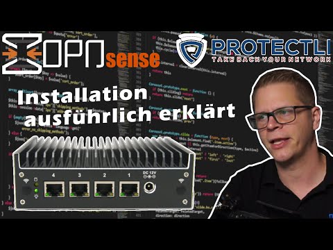 OPNsense auf Protectli Barebone installieren - Schritt für Schritt Anleitung