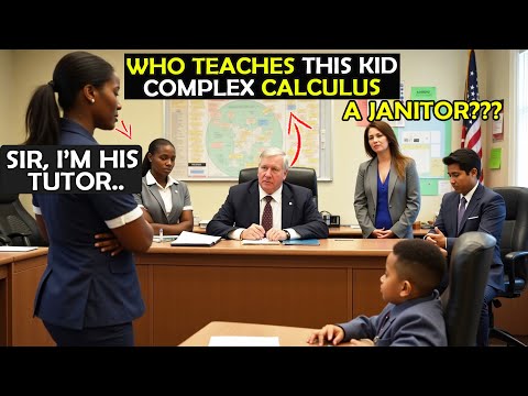 "I'm His Tutor"- Janitor Mom Told to the Principal—Then Something Happened UNBELIEVABLE!