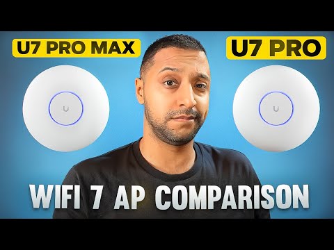 Ubiquiti U7 Pro vs U7 Pro Max: Which WiFi 7 Access Point is Best for You?
