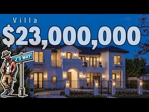 Touring a Brand New $23M Beverly Hills Mansion with a SECRET Room