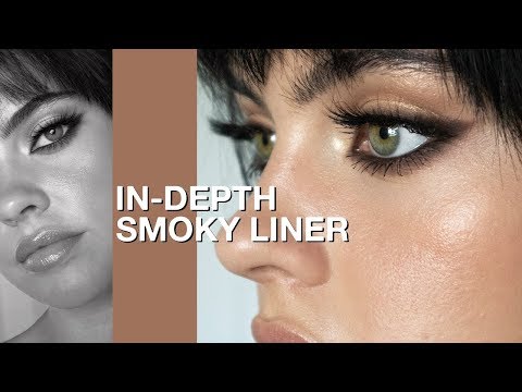 IN-DEPTH SMOKY EYELINER TUTORIAL 🖤| Julia Adams