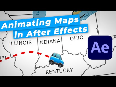 Create an Animated Travel Map in After Effects [for Beginners!]